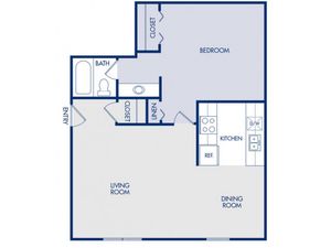 1 Bed 1 Bath