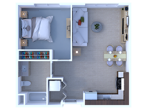 A1: One Bedroom | View 1