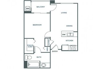 Alegra | 1 bed 1 bath | from 566 square feet