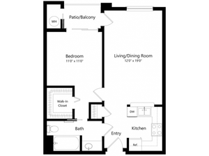 Bella | 1 bed 1 bath | from 648 square feet