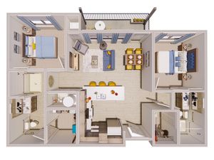 Cedar A floor plan