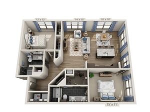 Overture Fair Ridge 62+ Active Adult Apartment Homes - B4.1-SR