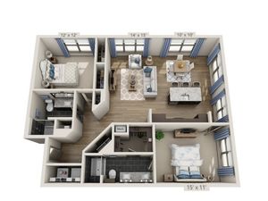 Overture Fair Ridge 62+ Active Adult Apartment Homes - B4.2-SR
