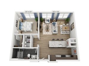 Overture Fair Ridge 62+ Active Adult Apartment Homes - A3-SR