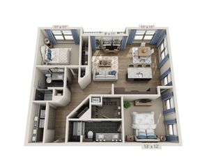 Overture Fair Ridge 62+ Active Adult Apartment Homes - B4.1