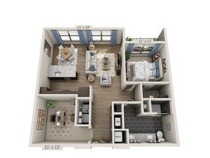 Overture Fair Ridge 62+ Active Adult Apartment Homes - A6-HC