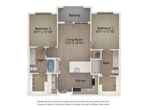 Elm | 2x2 | 1022 sf