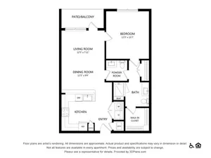 Everleigh Lakeline 60+ Active Adult Apartment Homes - A3B