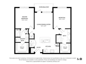 Everleigh Lakeline 60+ Active Adult Apartment Homes - B1B