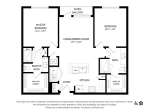 Everleigh Lakeline 60+ Active Adult Apartment Homes - B1C