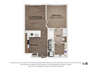 Everleigh Lakeline 60+ Active Adult Apartment Homes - A1A