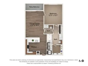 Everleigh Lakeline 60+ Active Adult Apartment Homes - A3