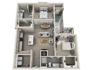 C5 | 2 bed 2 bath | from 1190 square feet