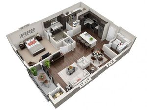 Dulles | 1 bed 1 bath | from 846 square feet