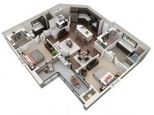 Eldridge | 2 bed 2 bath | from 1143 square feet