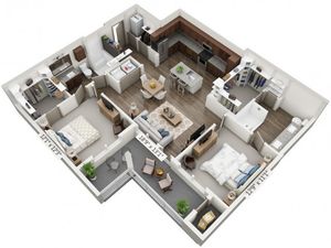 Sonata | 2 bed 2 bath | from 1156 square feet