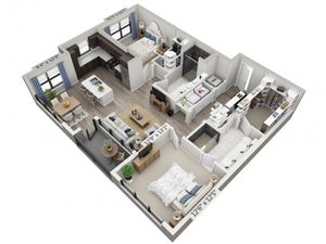 B7 | 2 bed 2 bath | from 1174 square feet