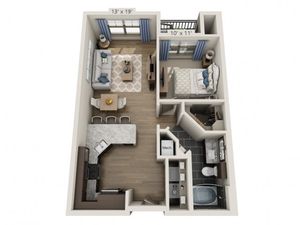 Nash | 1 bed 1 bath | from 691 square feet