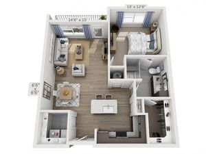 Dylan | 1 bed 1 bath | from 846 square feet