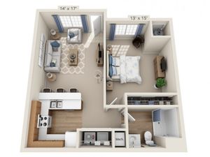 Winwood | 1 bed 1 bath | from 730 square feet