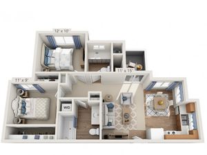 Springsteen | 2 bed 2 bath | from 764 square feet