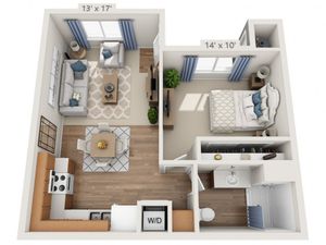 Taylor | 1 bed 1 bath | from 600 square feet