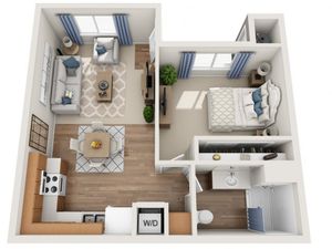 Buffet | 1 bed 1 bath | from 625 square feet