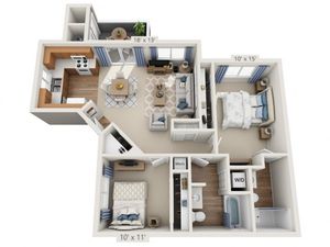Dylan | 2 bed 2 bath | from 880 square feet