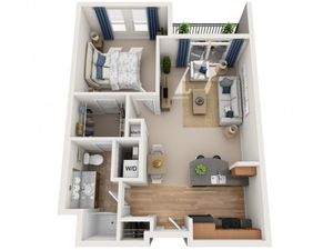Taylor | 1 bed 1 bath | from 700 square feet
