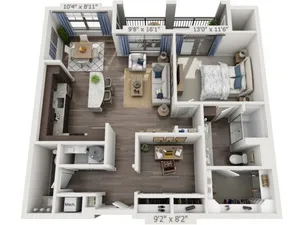 Overture West Ashley 55+ Active Adult Apartment Homes - A4