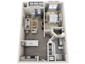 Overture Providence 55+ Active Adult Apartment Homes - A1B