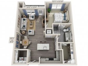 Overture Providence 55+ Active Adult Apartment Homes - A2