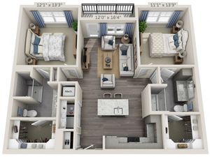 Overture Providence 55+ Active Adult Apartment Homes - B1