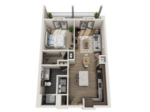 Overture Fair Ridge 62+ Active Adult Apartment Homes - A2