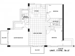 3 Bedroom, 2 Bathroom