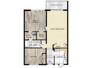 Lily | 2 bedrooms, 1 bath
