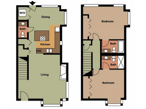 The Roux- 2 Bed, 2.5 Bath