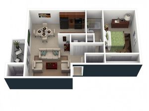 1 Bed 1 Bath