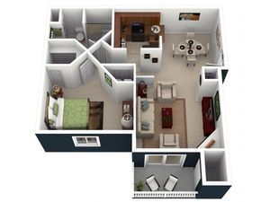 1 Bed 1 Bath