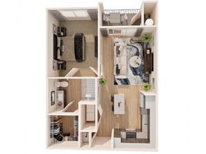 1 Bed / 1 Bath apartment