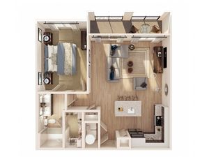 Bed 1 / Bath 1