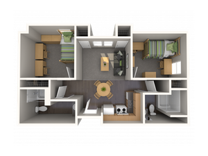 2 Bed 2 Bath