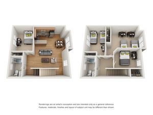 4 Town Floor plan