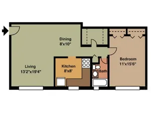 One Bedroom Apartment