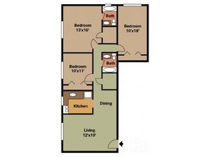3 Bedroom / 2 Bath