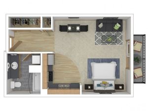 Floor Plan 4 | Seattle Washington Apartments | 700 Broadway Apartments
