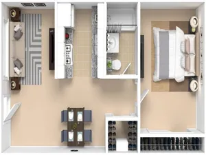 Plan A - Interior