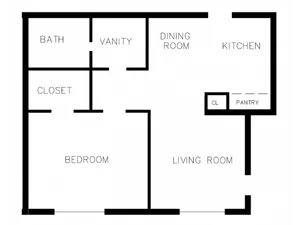 1 bedroom