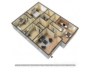3 bed 2 bath