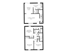 Three Bedroom One/& A Half Bath Townhouse
